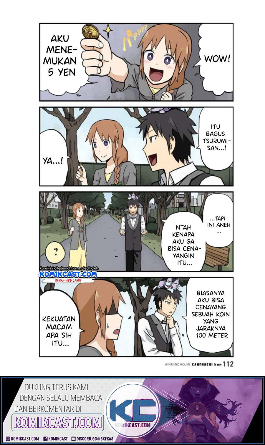 Hinmin Choujin Kanenashi-kun Chapter 22 Bahasa Indonesia