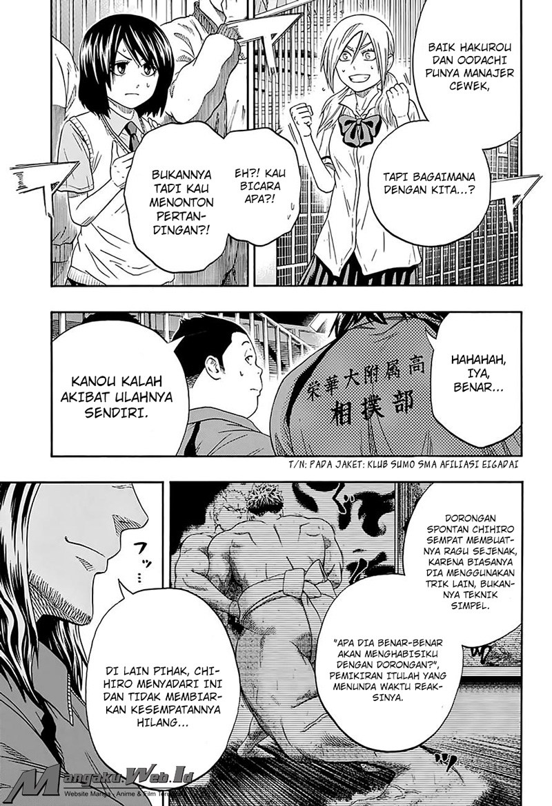 Hinomaru Zumou Chapter 123