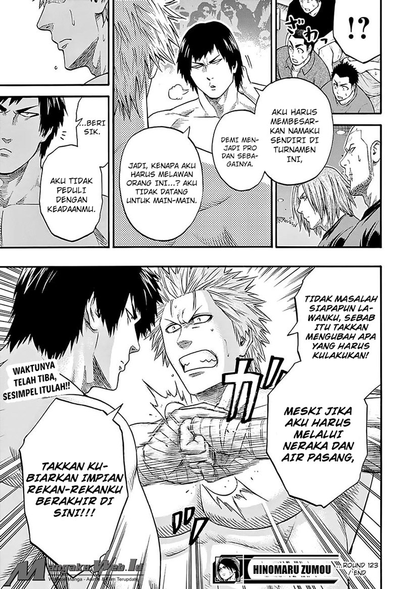 Hinomaru Zumou Chapter 123