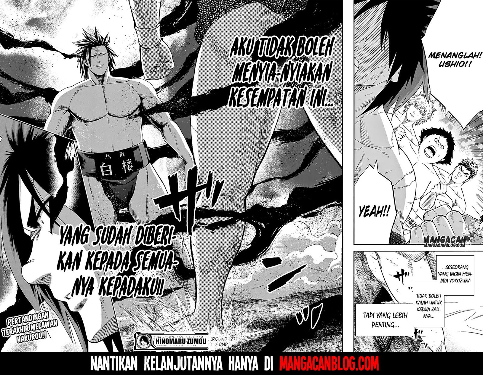 Hinomaru Zumou chapter 127