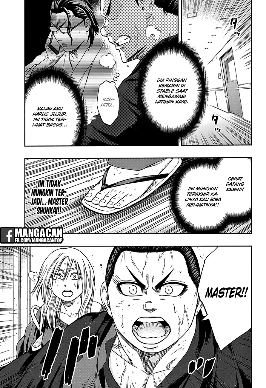 Hinomaru Zumou Chapter 171 Bahasa Indonesia