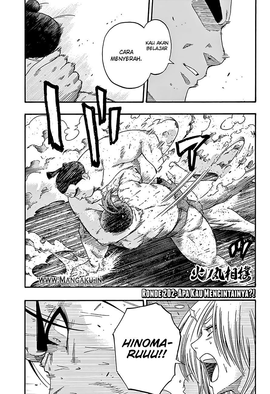 Hinomaru Zumou Chapter 202 Bahasa Indonesia