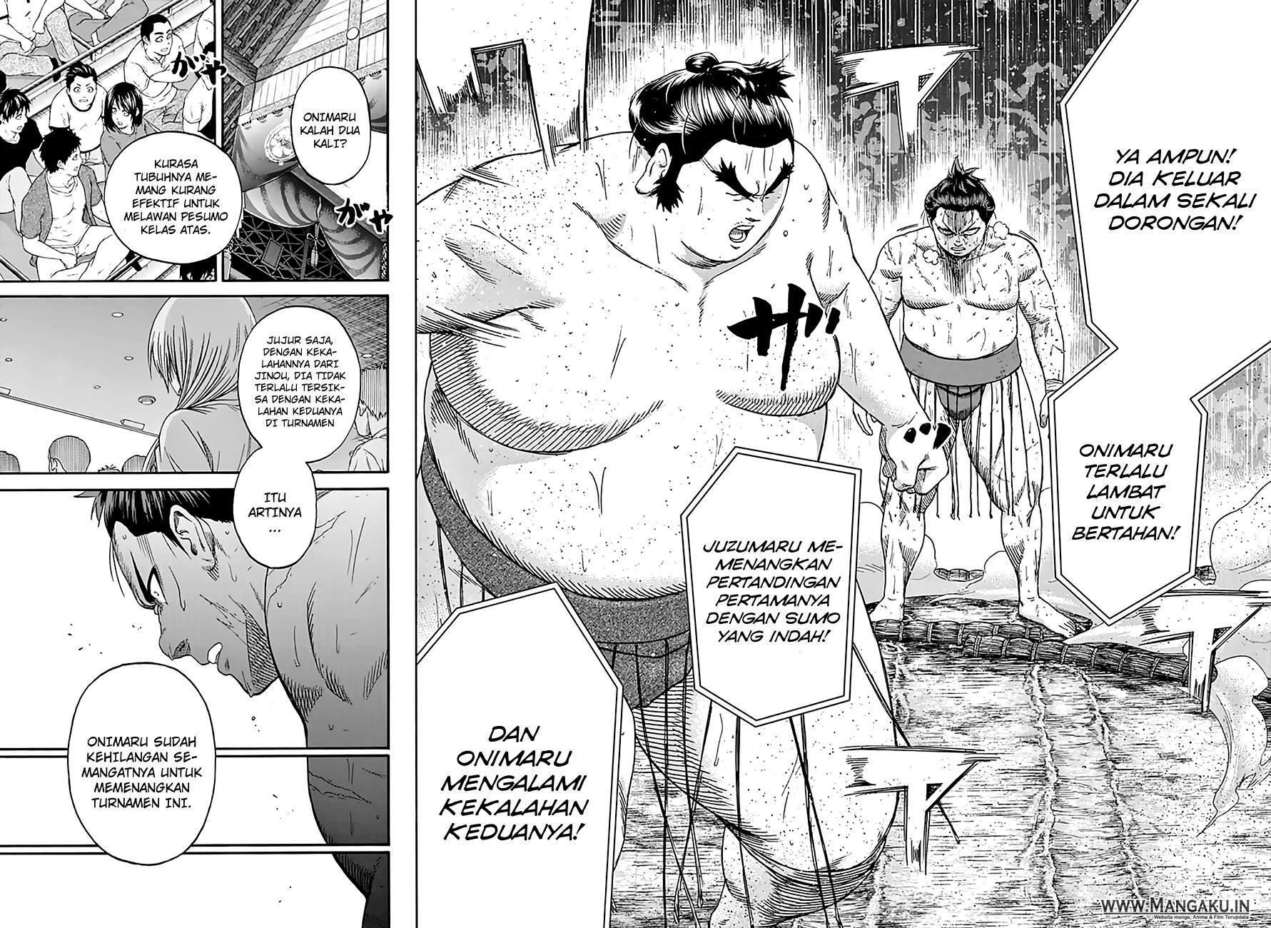 Hinomaru Zumou Chapter 202 Bahasa Indonesia