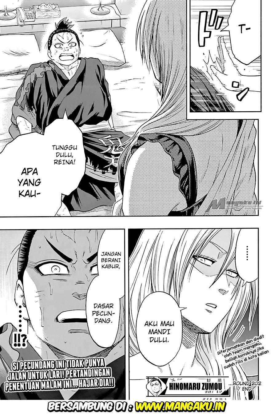 Hinomaru Zumou Chapter 202 Bahasa Indonesia