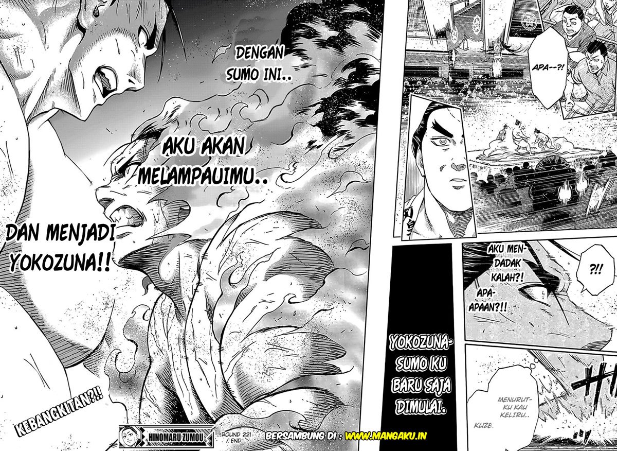 Hinomaru Zumou Chapter 221 Bahasa Indonesia