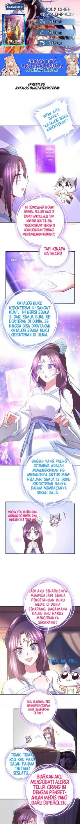 Holy Chef Crazy Empress Chapter 26 Bahasa Indonesia
