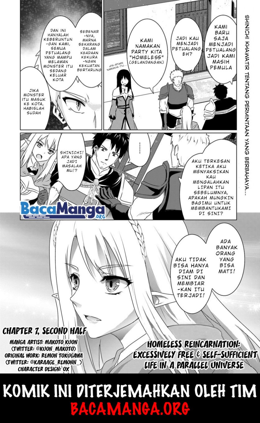 Homeless Tensei: Isekai De Jiyuu Sugiru Majutsu Jisoku chapter 7