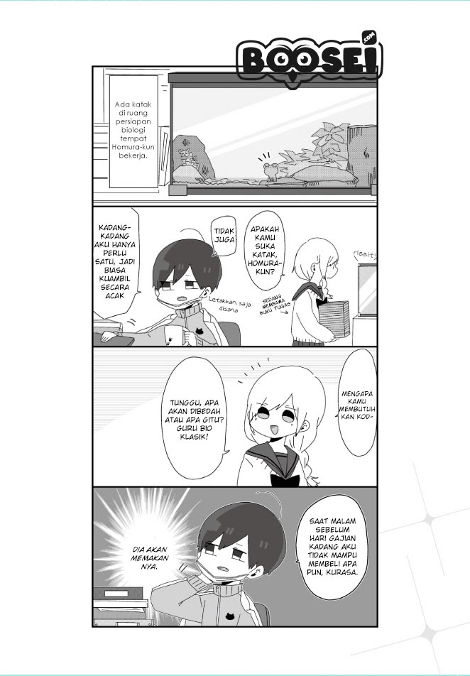 Homura-sensei wa Tabun Motenai Chapter 01 Bahasa Indonesia