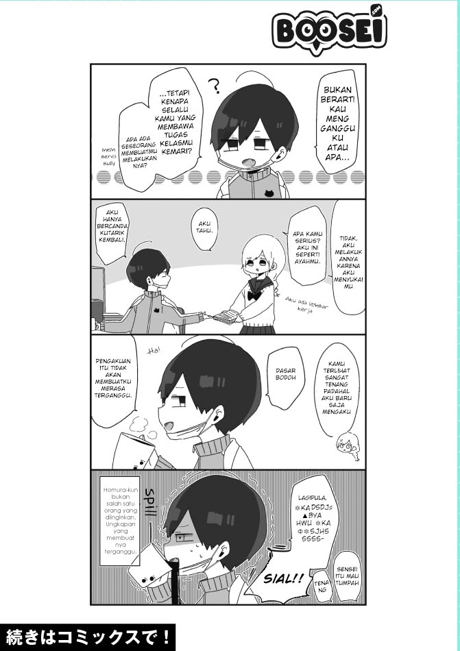 Homura-sensei wa Tabun Motenai Chapter 01 Bahasa Indonesia