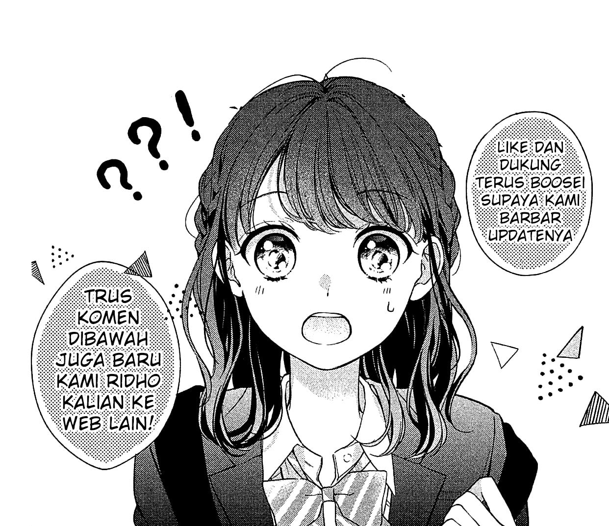 Homura-sensei wa Tabun Motenai Chapter 13 Bahasa Indonesia