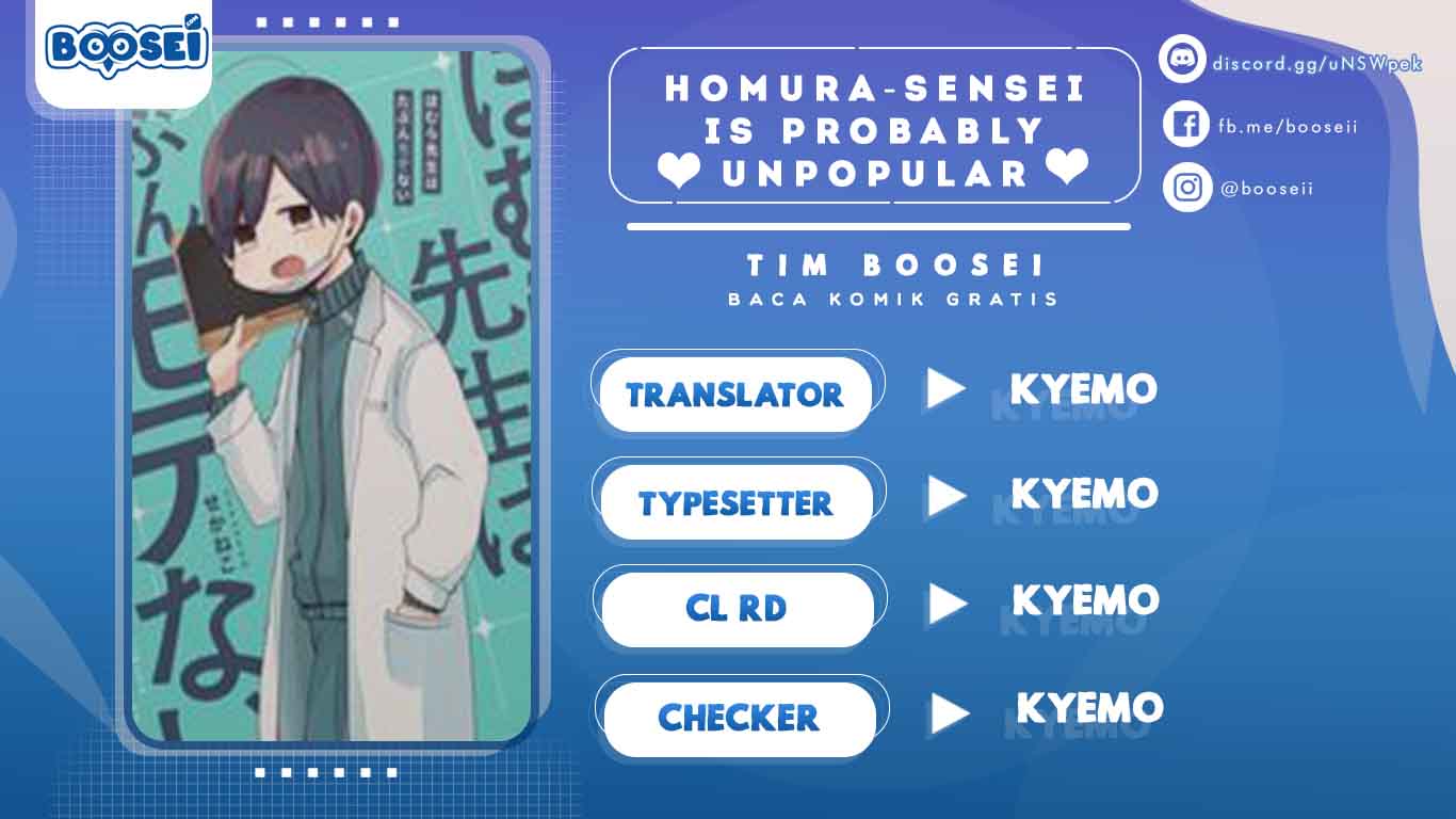 Homura-sensei wa Tabun Motenai Chapter 16 Bahasa Indonesia