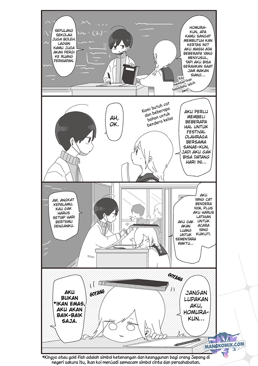 Homura-sensei wa Tabun Motenai Chapter 35 Bahasa Indonesia