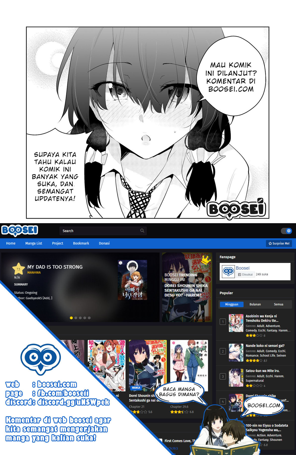 Hone Dragon no Mana Musume Chapter 01 Bahasa Indonesia