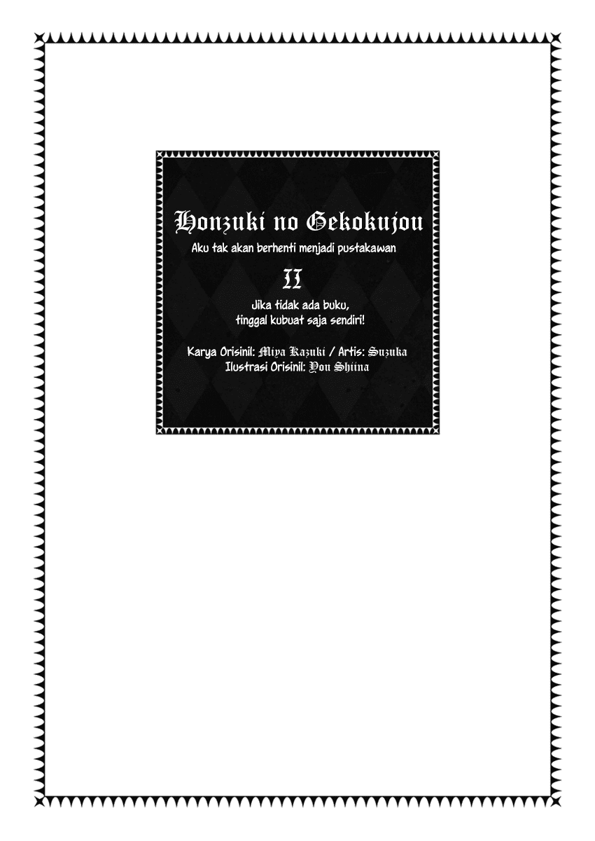 Honzuki no Gekokujou Chapter 06 Bahasa Indonesia