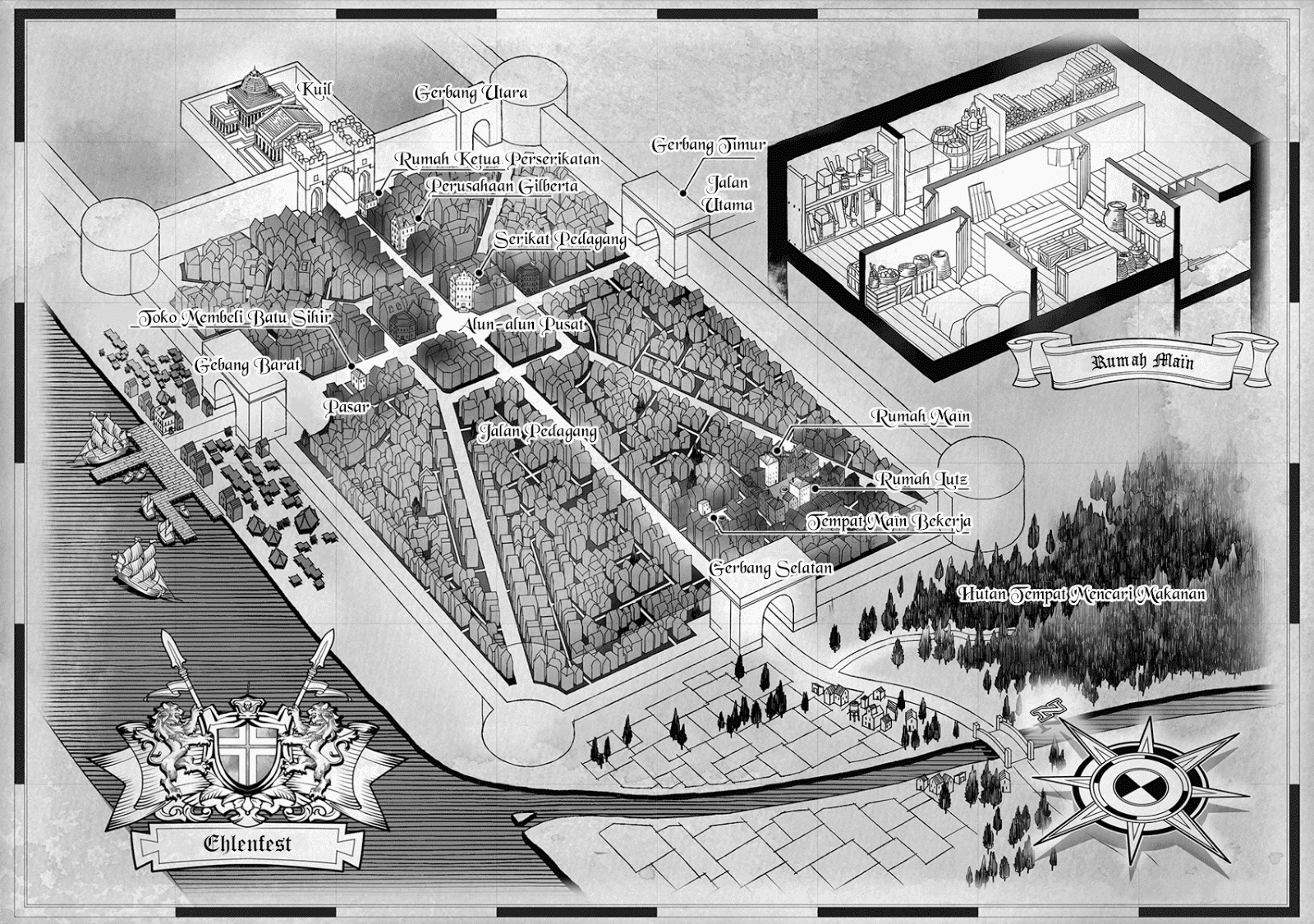 Honzuki no Gekokujou Chapter 06 Bahasa Indonesia