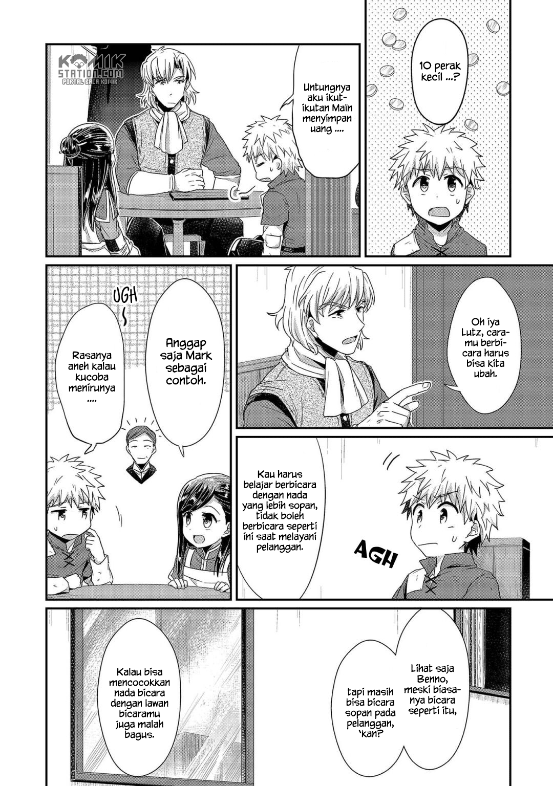 Honzuki no Gekokujou Chapter 22 Bahasa Indonesia