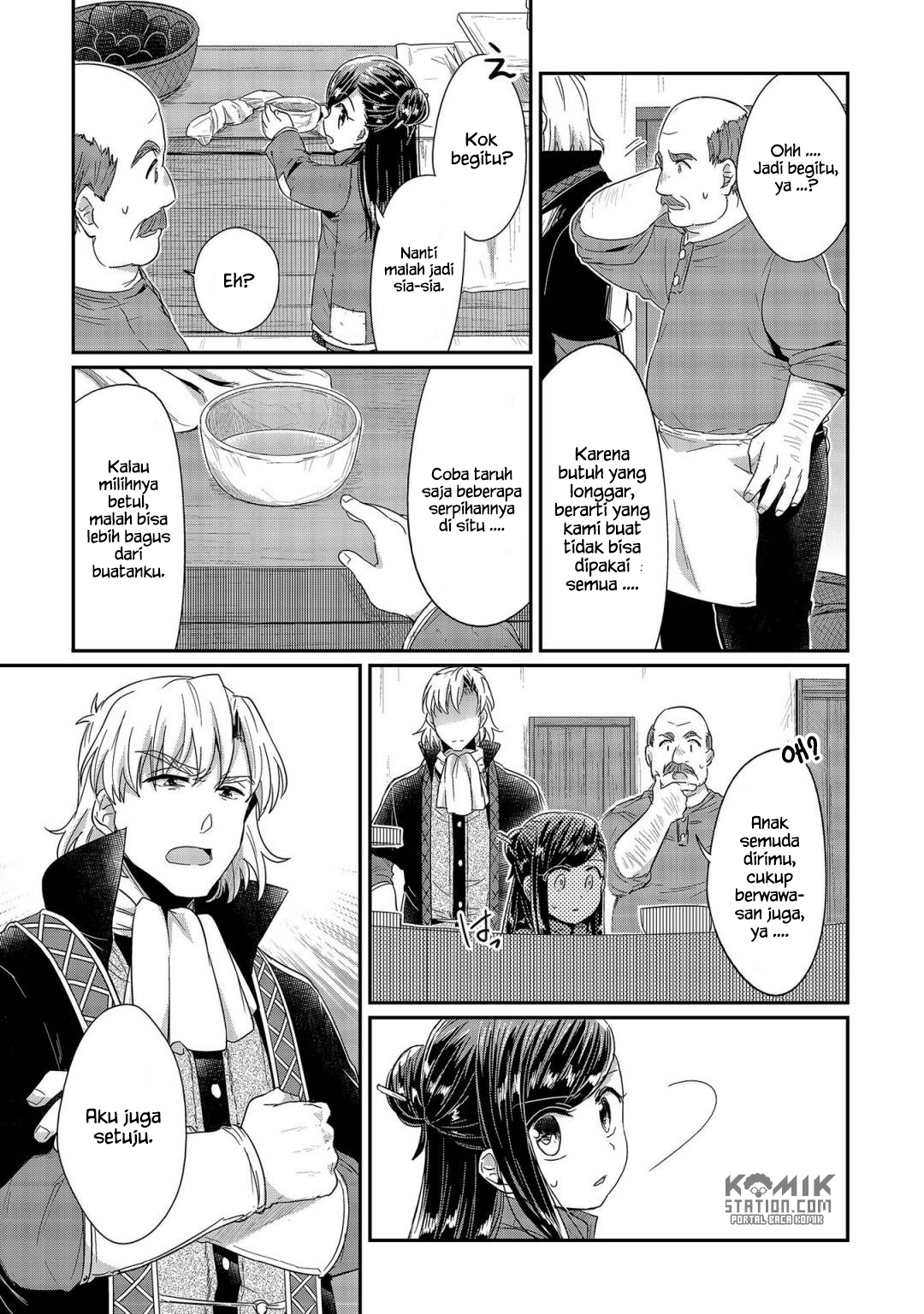 Honzuki no Gekokujou Chapter 22 Bahasa Indonesia