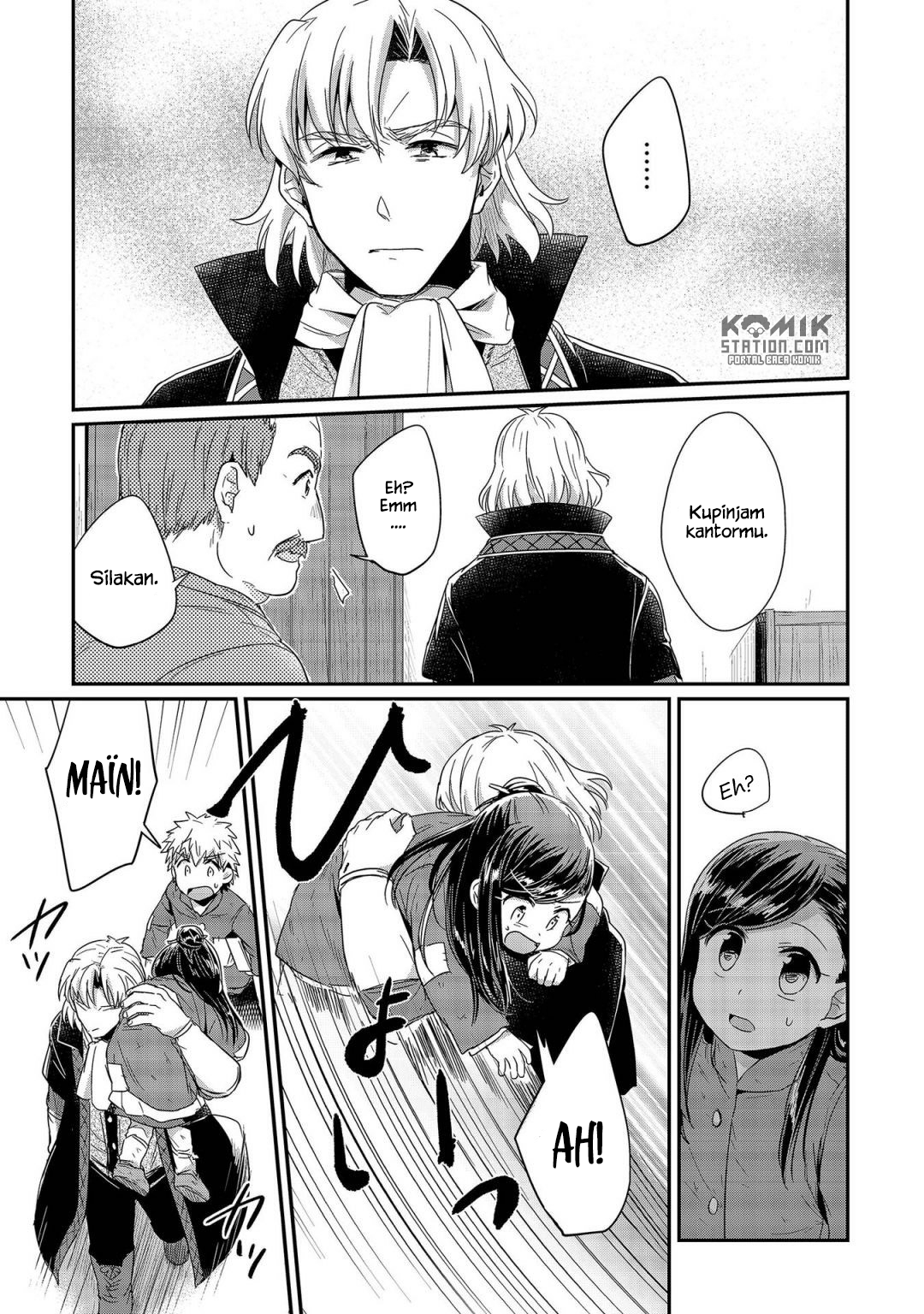 Honzuki no Gekokujou Chapter 22 Bahasa Indonesia
