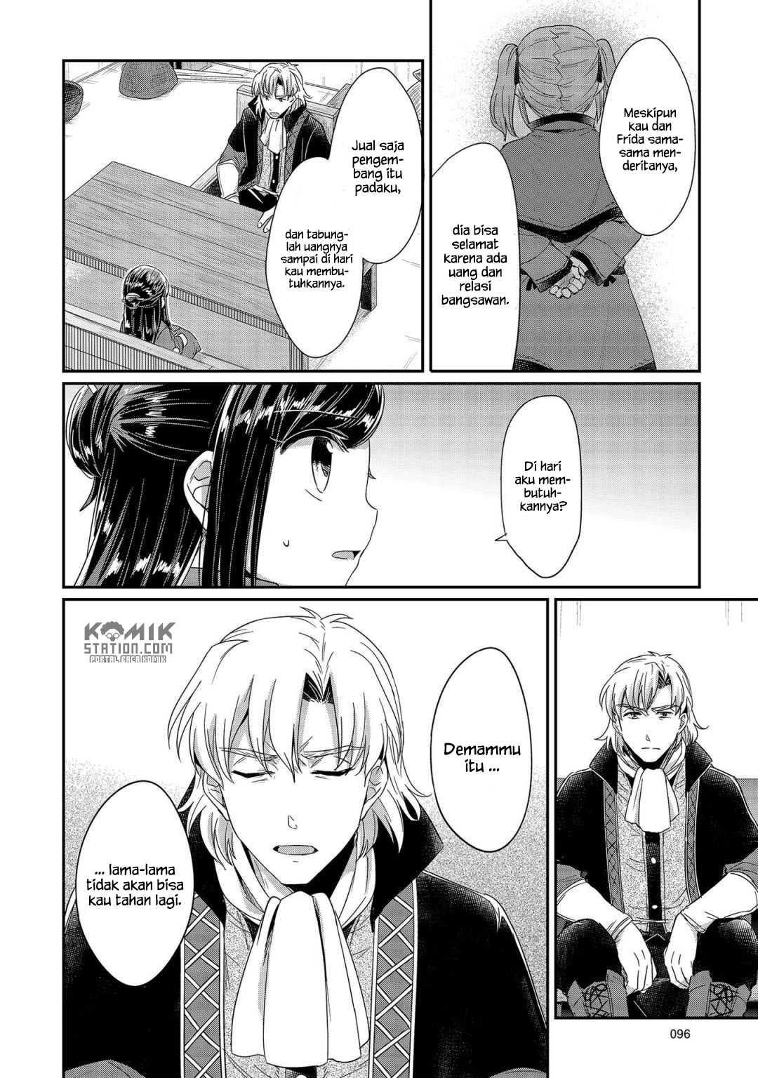 Honzuki no Gekokujou Chapter 22 Bahasa Indonesia