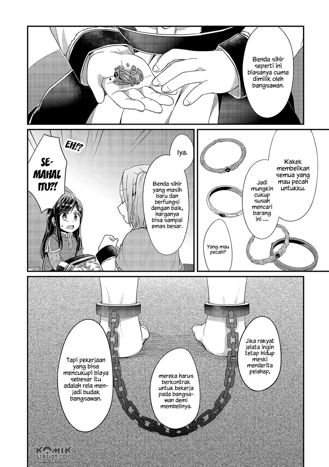 Honzuki no Gekokujou Chapter 25 Bahasa Indonesia