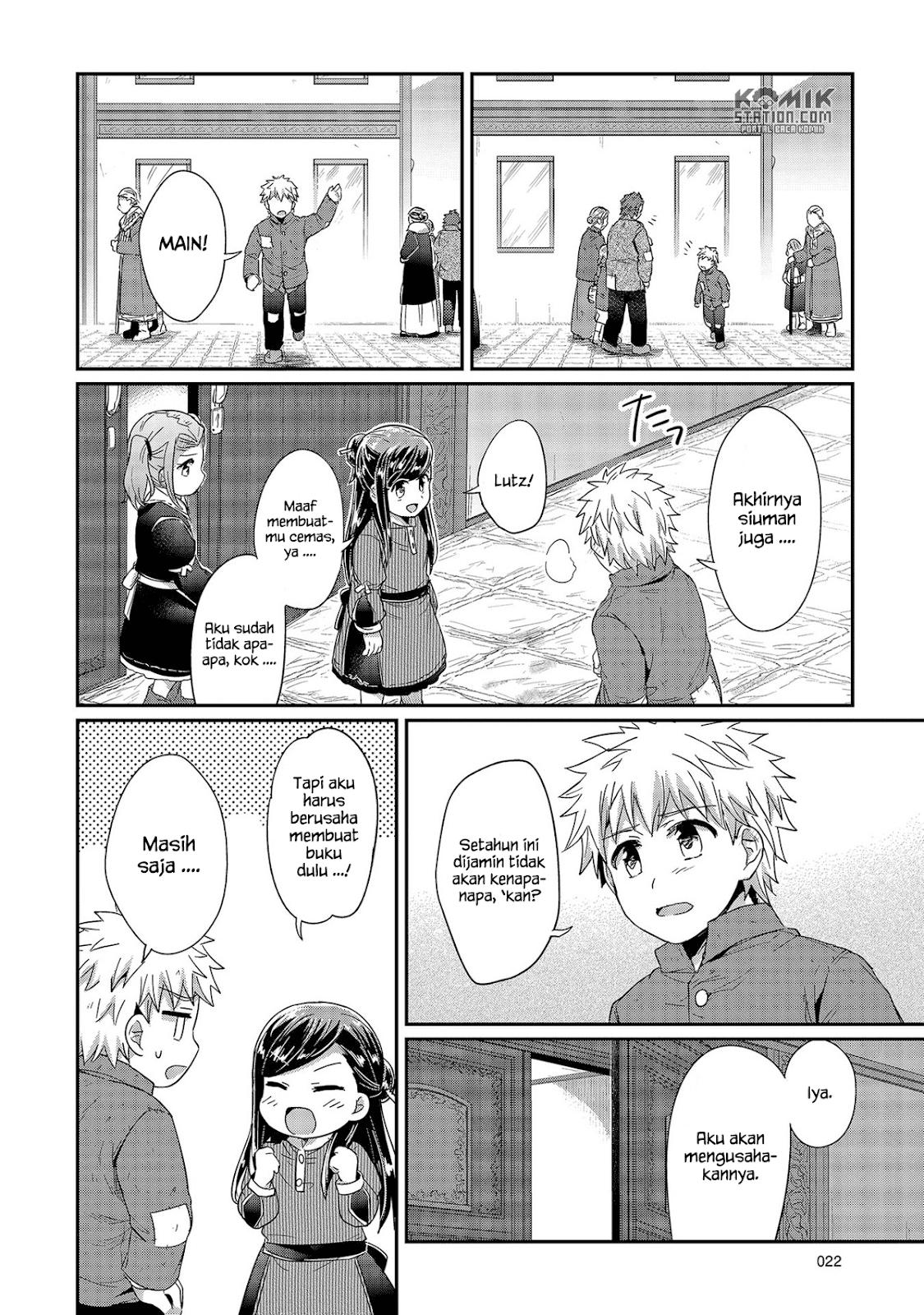 Honzuki no Gekokujou Chapter 25 Bahasa Indonesia