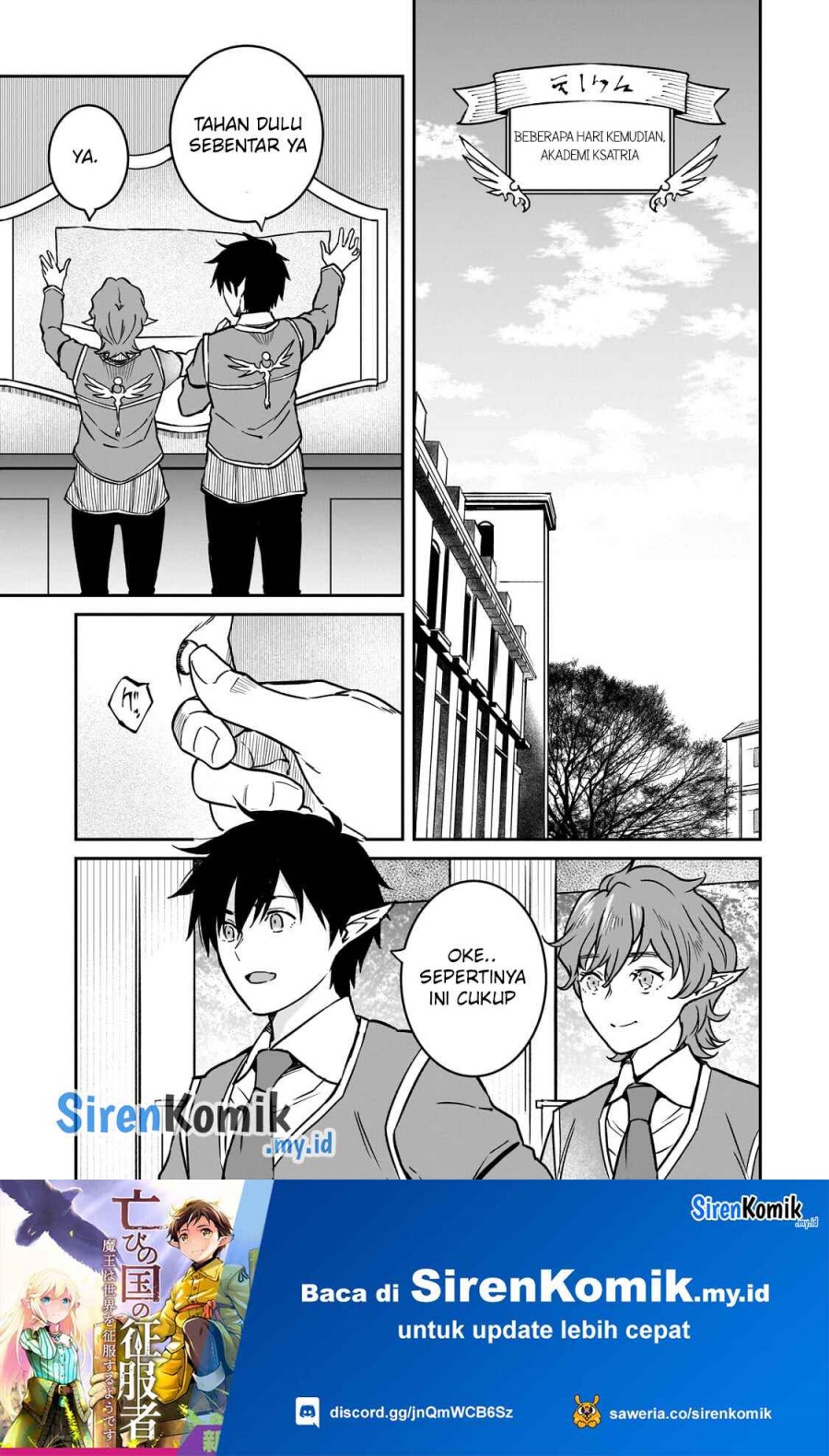 Horobi no Kuni no Seifukusha – Maou wa Sekai wo Seifuku suru you desu Chapter 32 Bahasa Indonesia