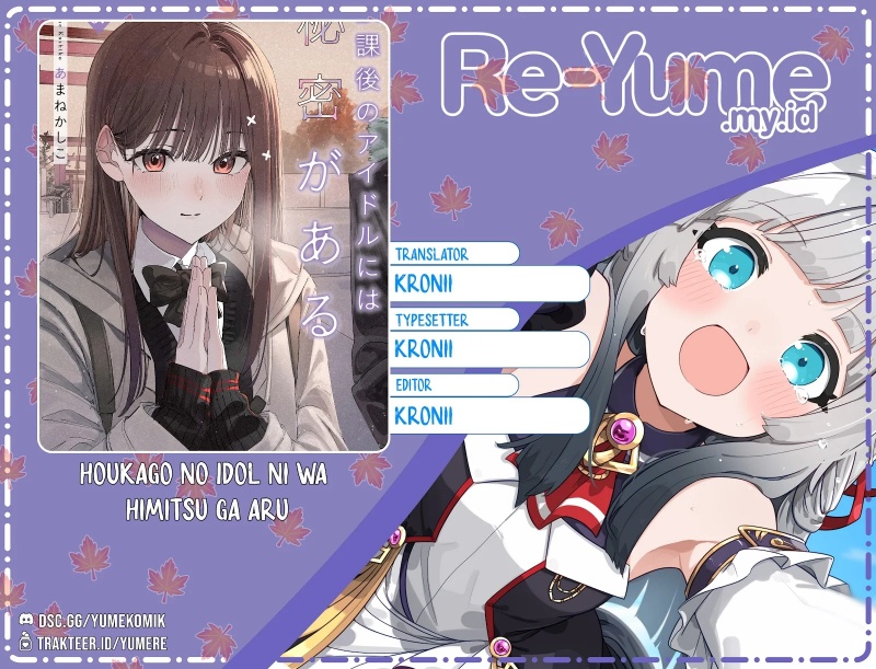 Houkago no Idol ni wa Himitsu ga aru Chapter 39 Bahasa Indonesia