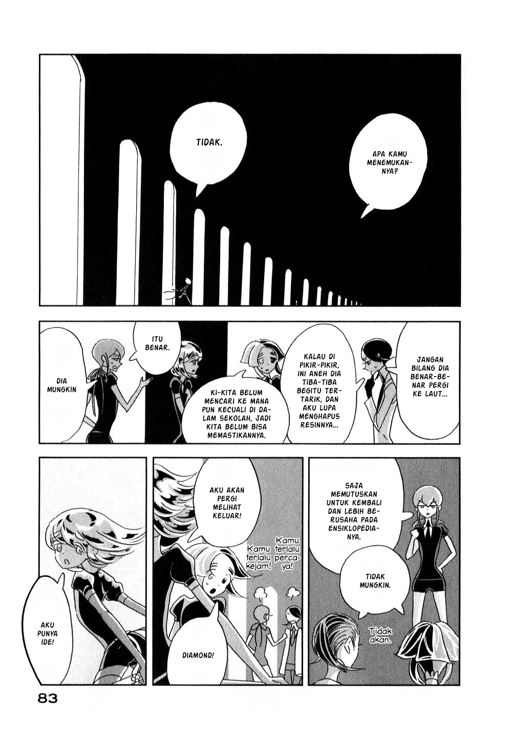 Houseki no Kuni Chapter 10 Bahasa Indonesia