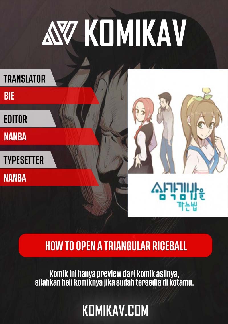 How to Open a Triangular Riceball Chapter 01 Bahasa Indonesia