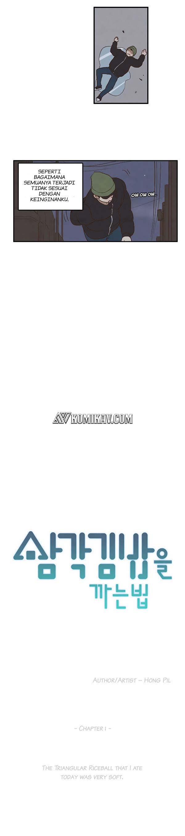 How to Open a Triangular Riceball Chapter 01 Bahasa Indonesia