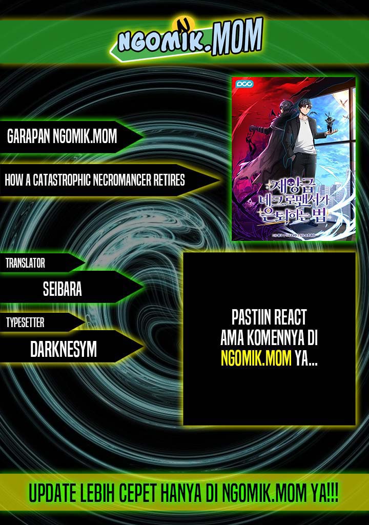 How a Catastrophic Necromancer Retires Chapter 18 Bahasa Indonesia