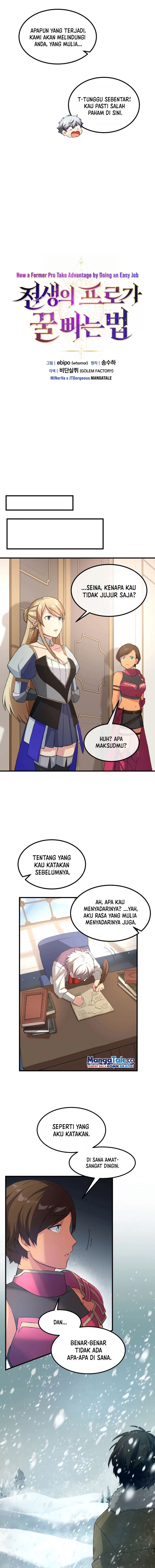 How a Former Pro Takes Advantage by Doing an Easy Job (How the Pro in His Past Life Sucks the Sweet) Chapter 25 Bahasa Indonesia