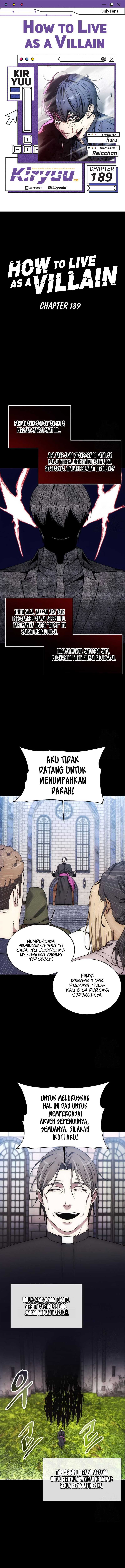 How to Live as a Villain chapter 189