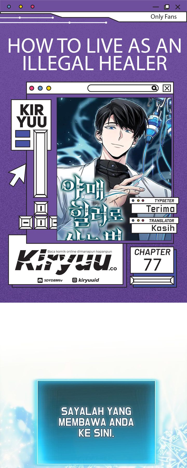 How to Live as an Illegal Healer Chapter 77 Bahasa Indonesia