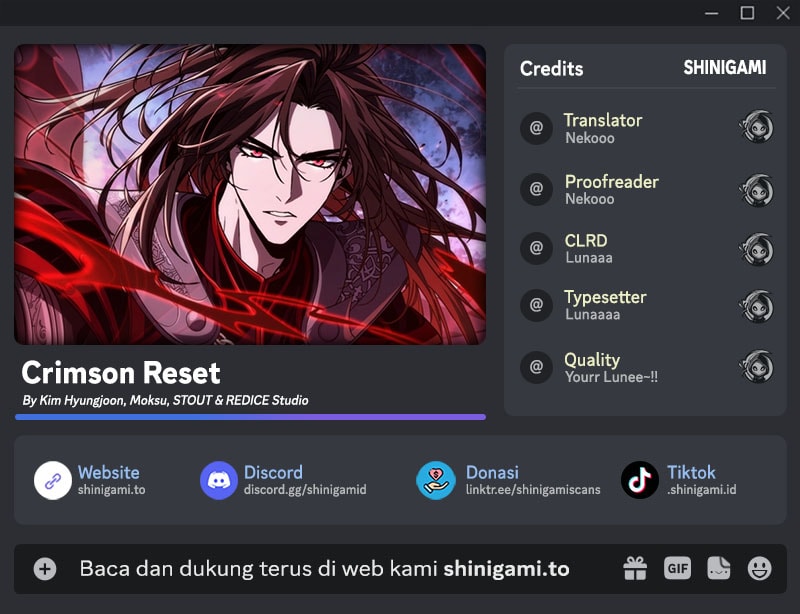 How to Live as the Vampire Lord (Crimson Reset) Chapter 18 Bahasa Indonesia
