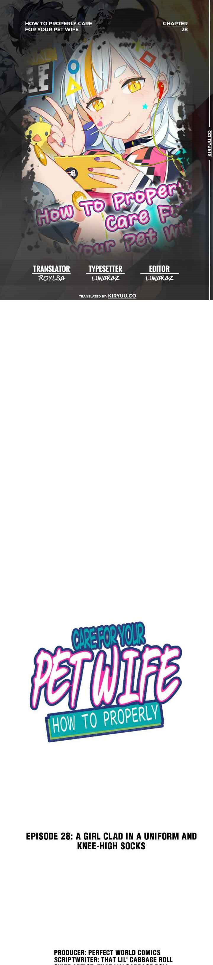 How To Properly Care For Your Pet Wife Chapter 28 Bahasa Indonesia