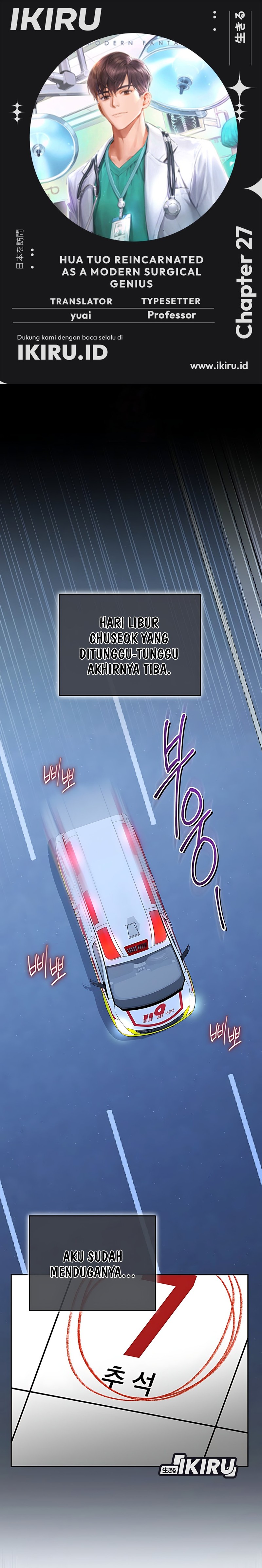 Hu Tao Becomes a Surgeon Chapter 27 Bahasa Indonesia