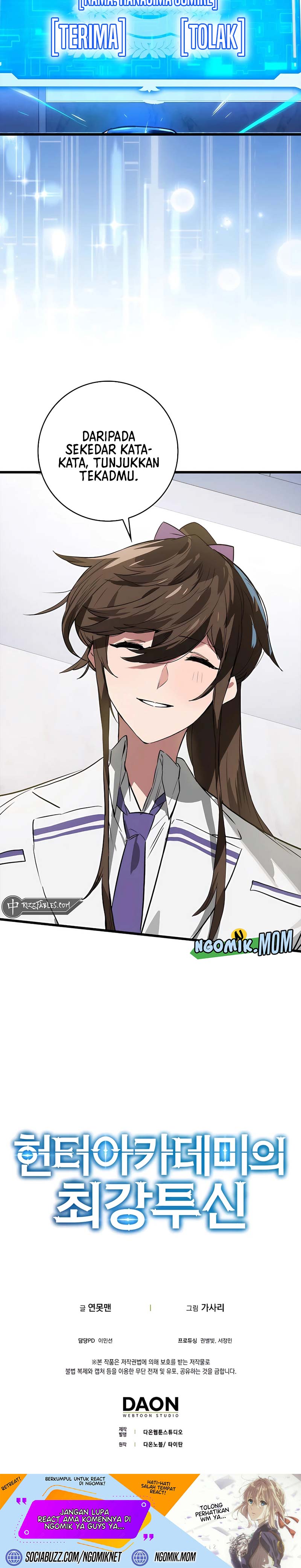 Hunter Academy’s Battle God Chapter 39 Bahasa Indonesia