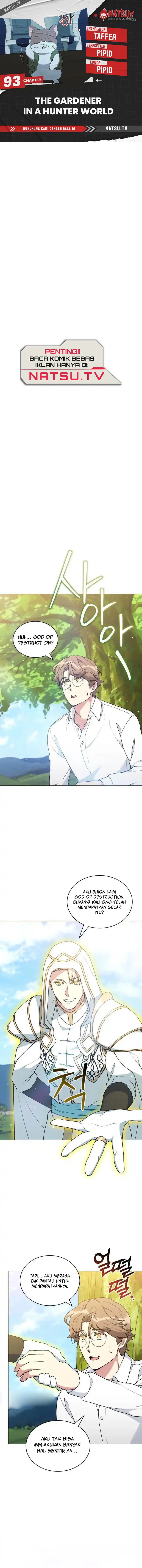 Hunter World’s Gardener Chapter 93 Bahasa Indonesia