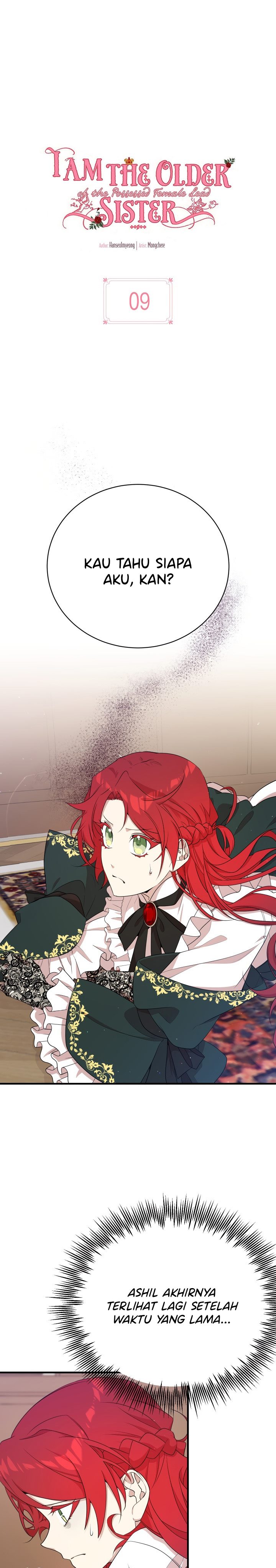 I Am The Older Sister Of The Possessed Female Lead chapter 9