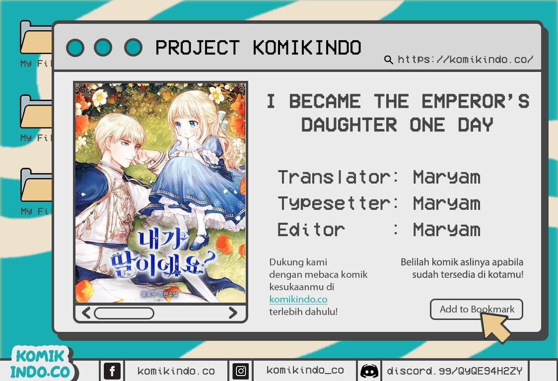 I Became The Emperor’s Daughter One Day chapter 45