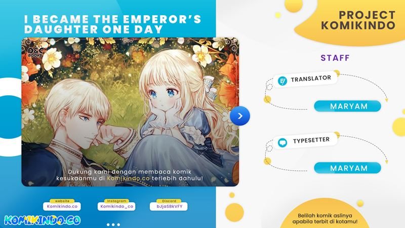 I Became The Emperor’s Daughter One Day chapter 56