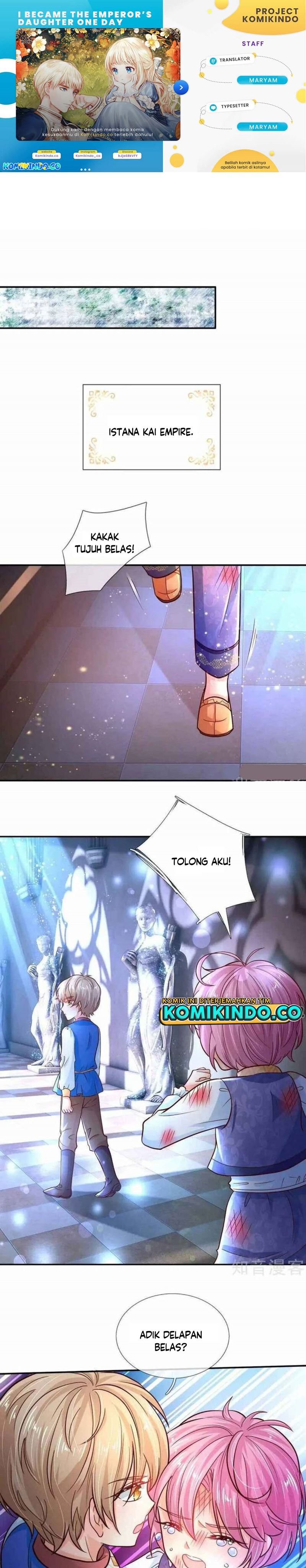 I Became The Emperor’s Daughter One Day Chapter 72 Bahasa Indonesia