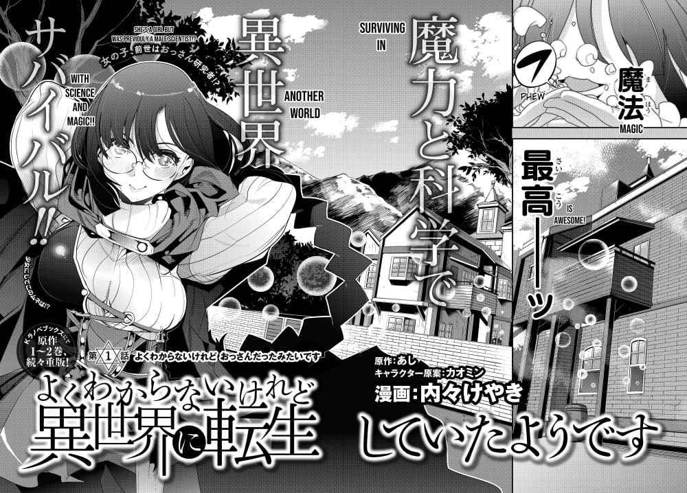 I Don’t Really Get It but It Looks Like I Was Reincarnated in Another World (Yoku Wakaranai keredo Isekai ni Tensei Shiteita You Desu) chapter 1