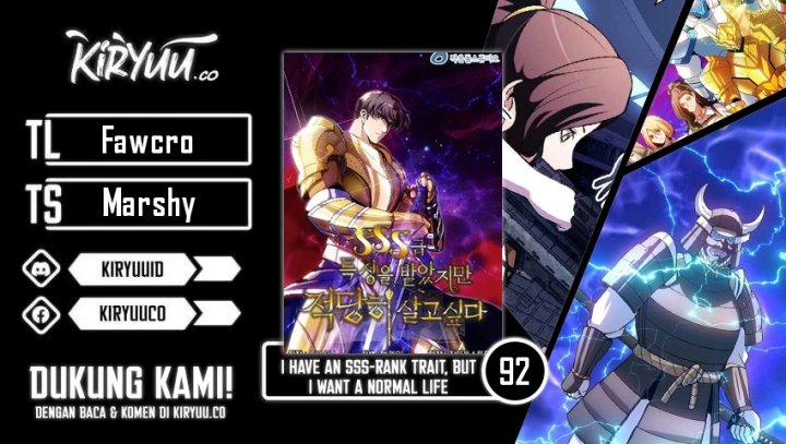 I have an SSS-rank Trait, but I want a Normal Life chapter 92