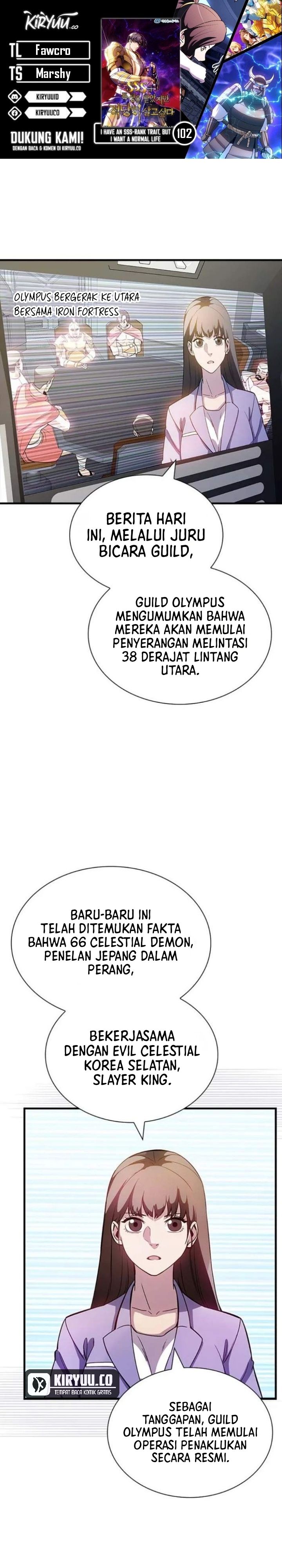 I have an SSS-rank Trait, but I want a Normal Life chapter 102