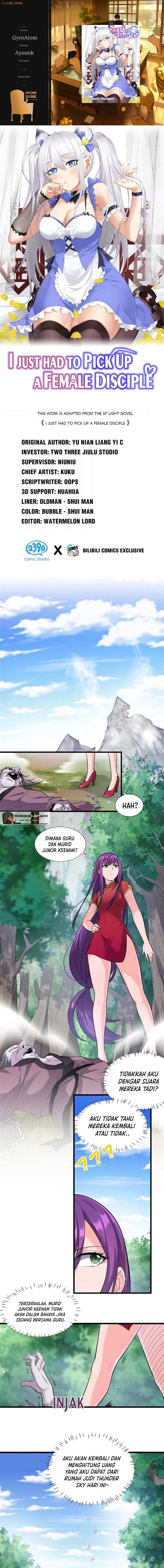 I Just Had to Pick up a Female Disciple chapter 18