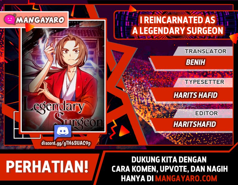 I Reincarnated as a Legendary Surgeon Chapter 33 Bahasa Indonesia
