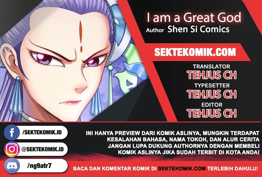 I am a Great God Chapter 44 Bahasa Indonesia