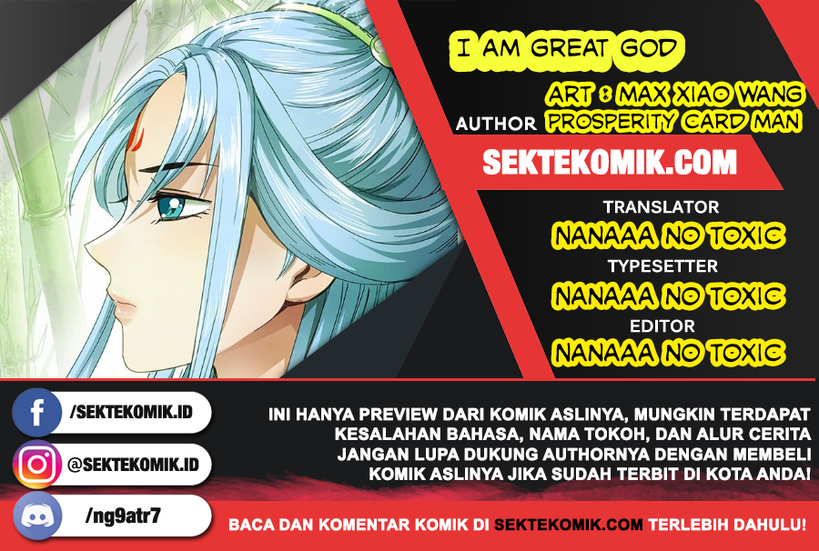 I am a Great God Chapter 58 Bahasa Indonesia